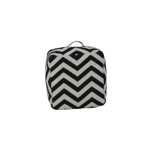 Zigzag Puff med handtag