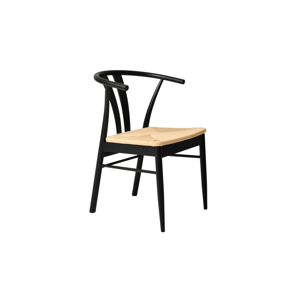 Chiba Stol Svart Ek