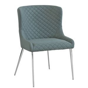 Hamilton stol Sea/Krom oval