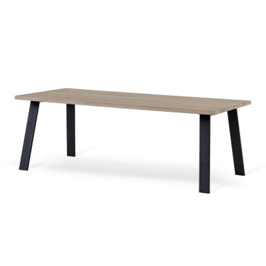 Fleet matbord 95x160cm vitoljad ek
