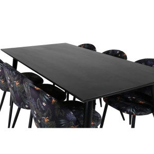 Dipp Matbord med Flower Matstolar