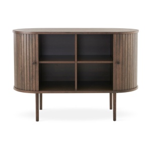 SLIDE Sideboard 110, brunlackad ek