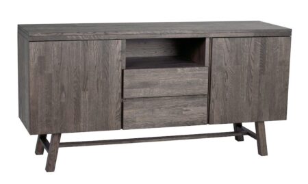 Brooklyn sideboard 160cm mörkbrun ek – Dina Möbler