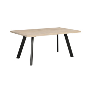 Fred matbord 170 vitpigmenterad ek/svart