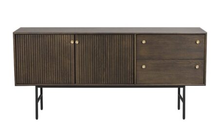 Clearbrook sideboard 160cm brun ek – Dina Möbler