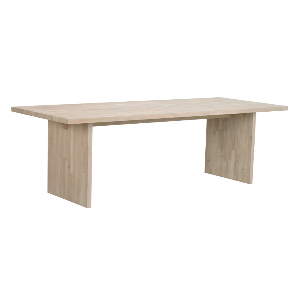 Emmett matbord 240 vitpigmenterad ek