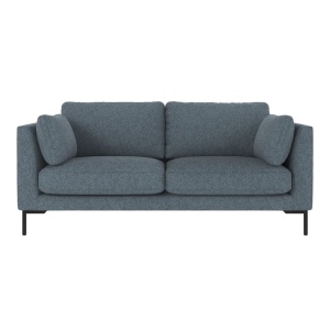 Corwin soffa 2,5-sits mellanblått tyg Bobby