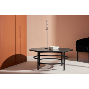 Copenhagen Sofa Table ⌀100x42,5 - Svart/ Svart
