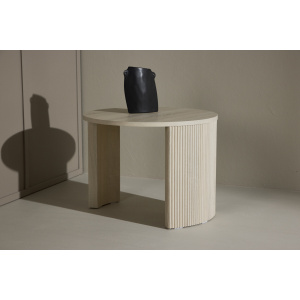 Bristol Sofa Table φ60x45 cm - Vitwash