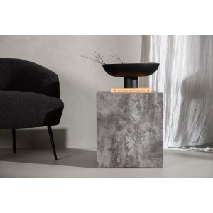 York Soffbord 40x40 Dark Grey – Dina Möbler