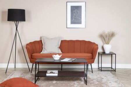 Calais 3-sits soffor Röd – Dina Möbler
