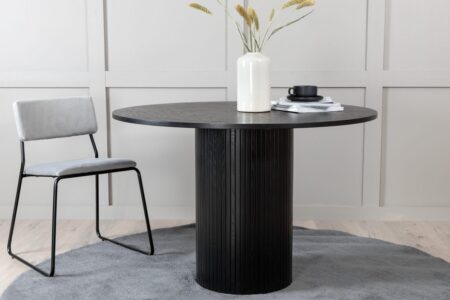 Bianca Runda Matbord ⌀110 Black – Dina Möbler