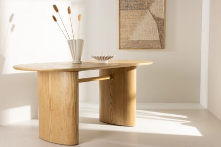 Isolde Ovala Matbord 180 x 90 Nature – Dina Möbler