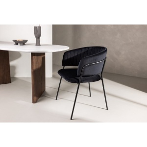 Selma Matstolar 2-pack Black – Dina Möbler