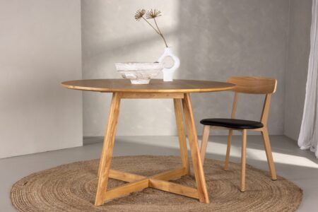 Yakidon Runda Matbord ⌀120 Brown – Dina Möbler