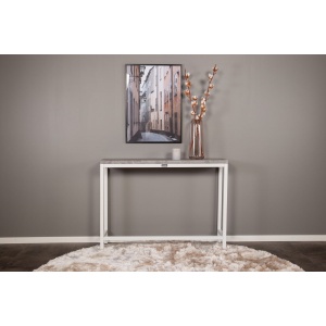 Rise Sidobord 110 x 30 White – Dina Möbler