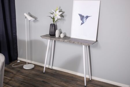 Edge Sidobord 110 x 30 White – Dina Möbler