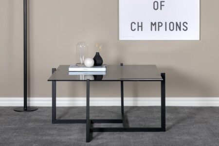 Hybrid Soffbord 80 x 80 Grå – Dina Möbler