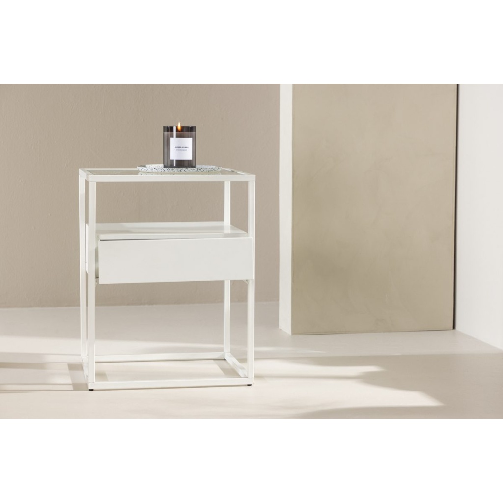 Fortaleza Sidobord 40x40 White