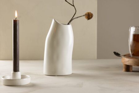 Ernst Vaser 23 x 12 x 9 White – Dina Möbler