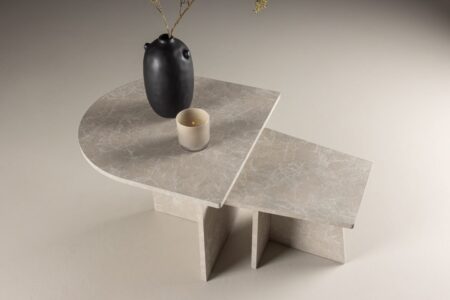 Sala Soffbord Bord 1: 60 cm Bord 2: 40 cm x Bord 1: 60 cm Bord 2: 40 cm Beige – Dina Möbler