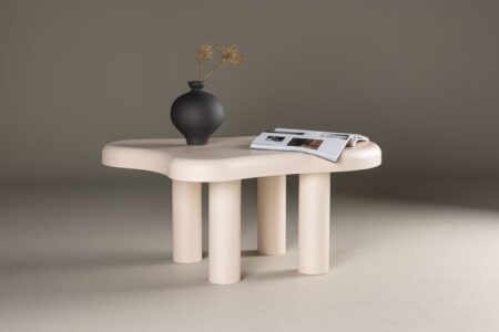 Strömstad Soffbord 100 × 71 White – Dina Möbler