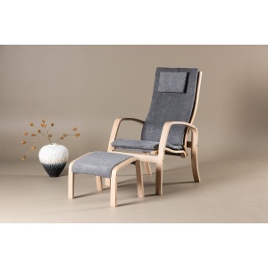 Grötö Loungefåtöljer Dark Grey – Dina Möbler