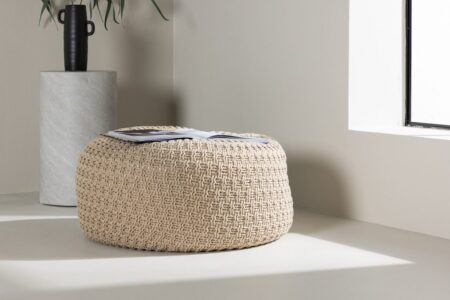 Sam Puff ⌀45 ⌀45 Beige – Dina Möbler