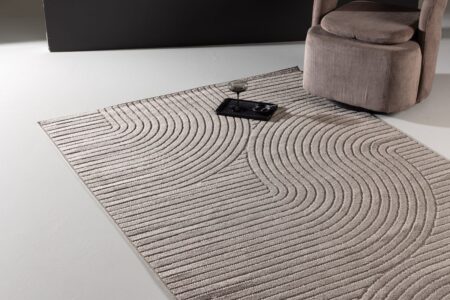 Vince Rektangulära Mattor 230 x 160 Brown – Dina Möbler