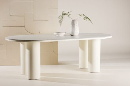 Havstenssund Rektangulära Matbord 220 x 110 White – Dina Möbler