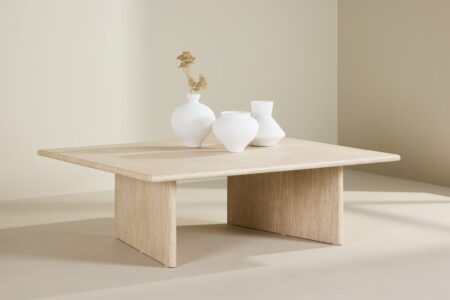 Skagen Soffbord 120 x 100 Beige – Dina Möbler