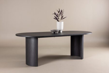 Grundsund Rektangulära Matbord 220 x 100 Black – Dina Möbler