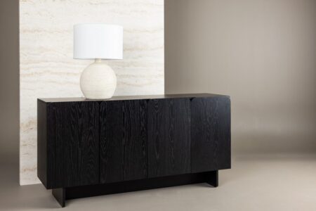 Tyresö Skåp 42 x 80 x 160 Black – Dina Möbler