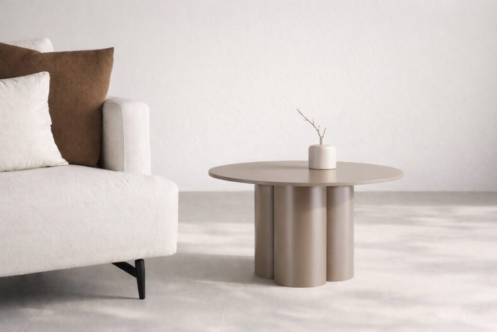 Olivia Soffbord Ø80 Brown