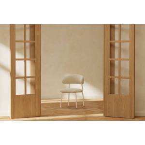 Lillholmen Matstolar 2-pack Beige – Dina Möbler